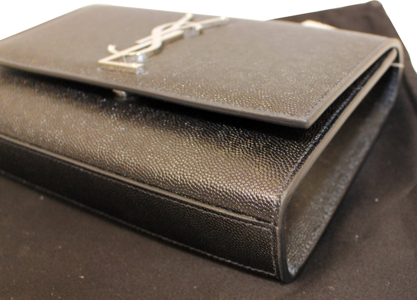 Saint Laurent Kate Leather Black Crossbody Style 6