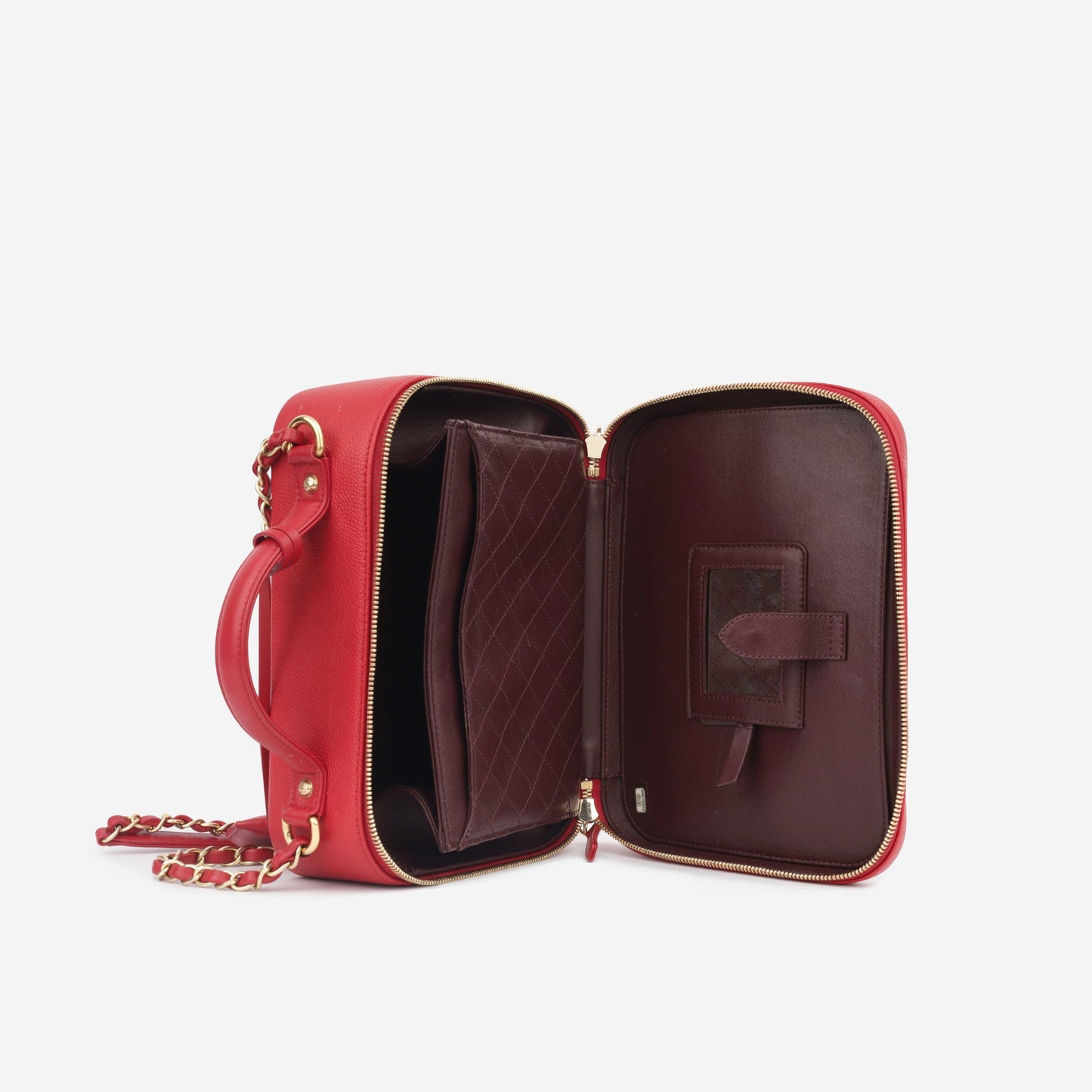 Chanel Large Cc Filigree Vanity Case