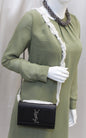 Saint Laurent Kate Leather Black Crossbody Style 6