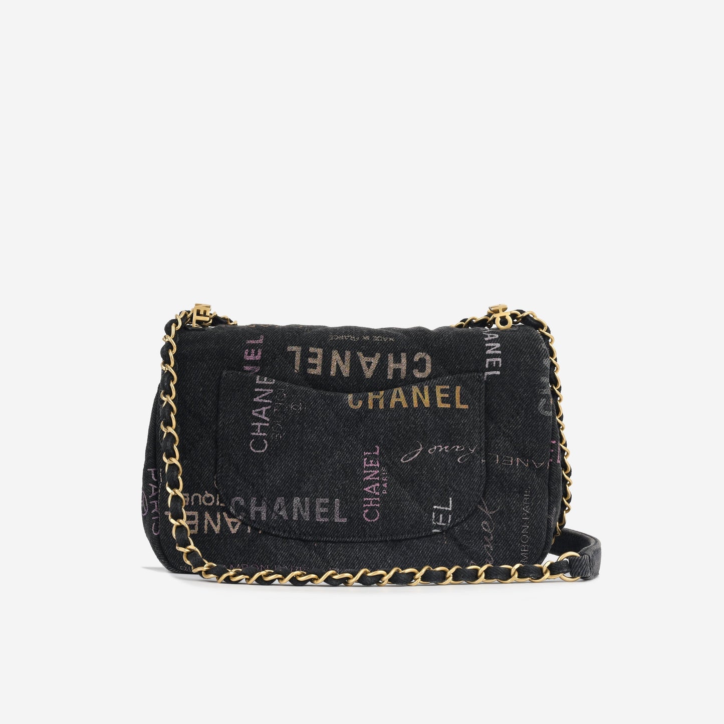 Chanel Classic Flap Quilted Black Shoulder Bag Style 3