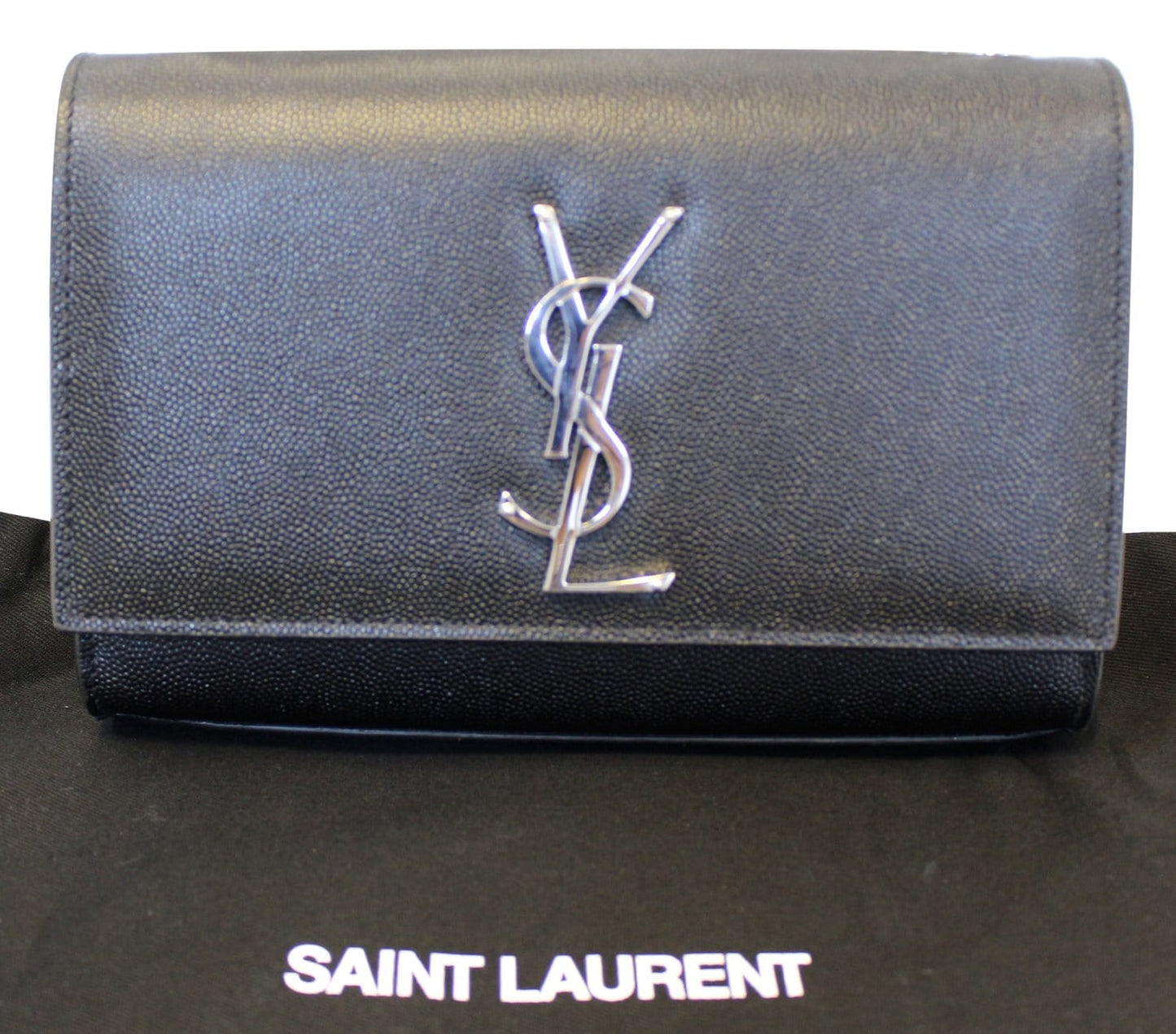 Saint Laurent Kate Leather Black Crossbody Style 7
