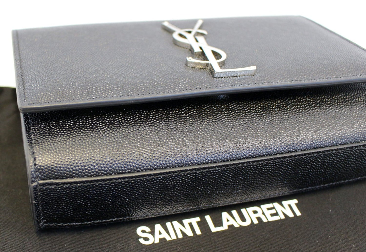 Saint Laurent Kate Leather Black Crossbody Style 7