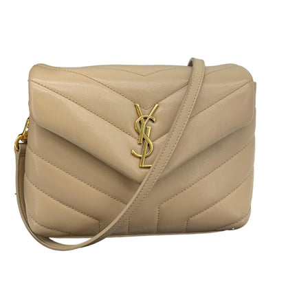 Saint Laurent Loulou Leather Brown Crossbody