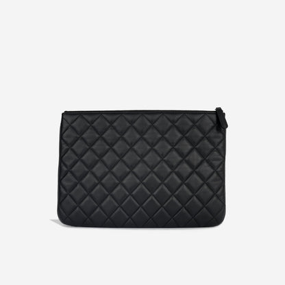 Chanel Timeless Lambskin Black Handbag Style 10