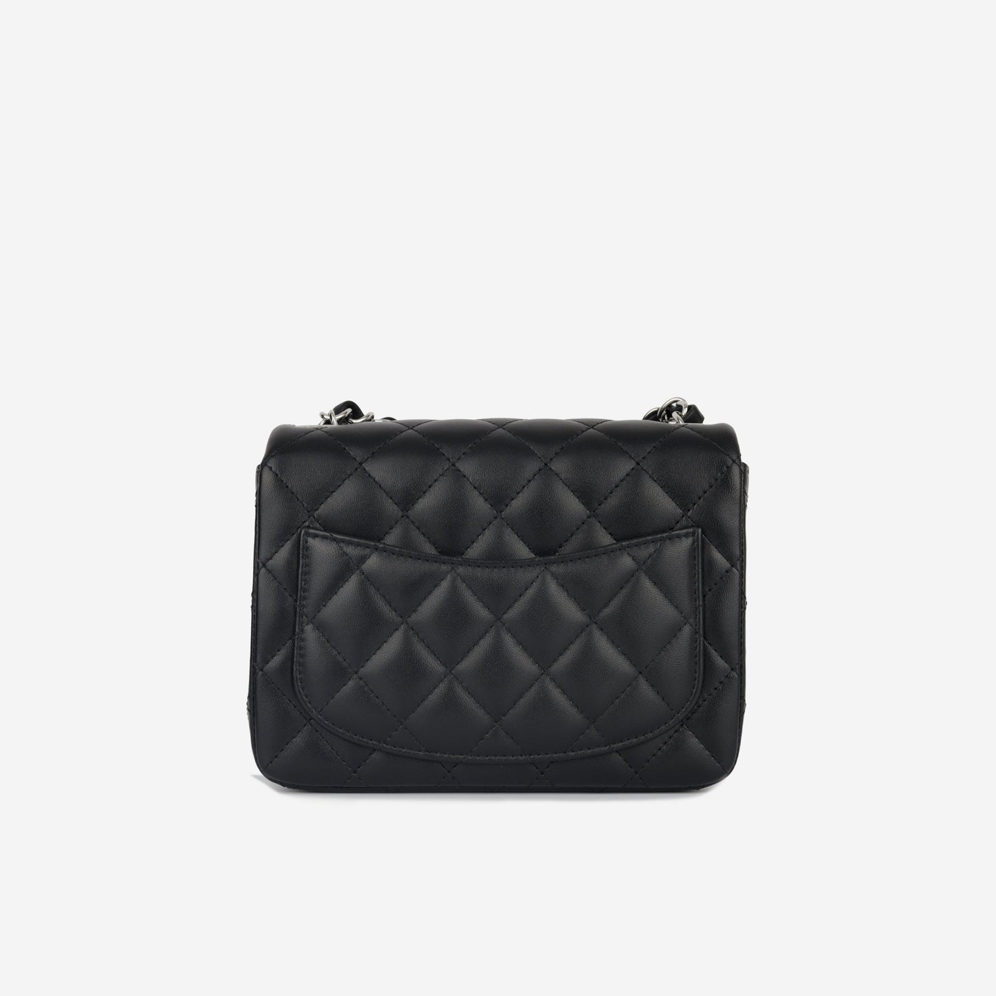 Chanel Classic Flap Lambskin Black Shoulder Bag Style 209