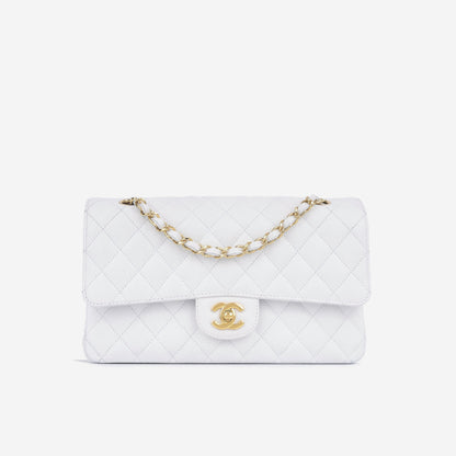 Chanel Classic Flap Caviar Gold Shoulder Bag Style 15