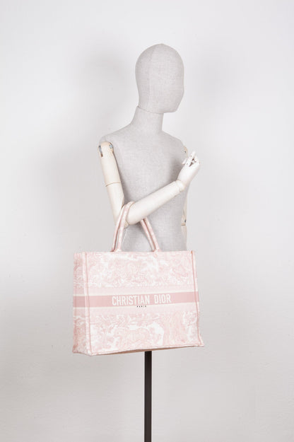 Dior Book Tote Mini Canvas Tote Bag