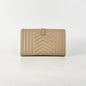 Saint Laurent Envelope Flap Small Beige