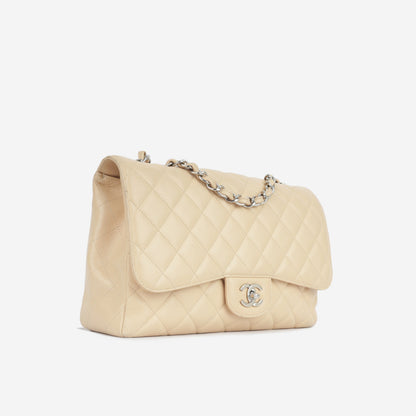 Chanel Classic Flap Lambskin Black Shoulder Bag Style 31