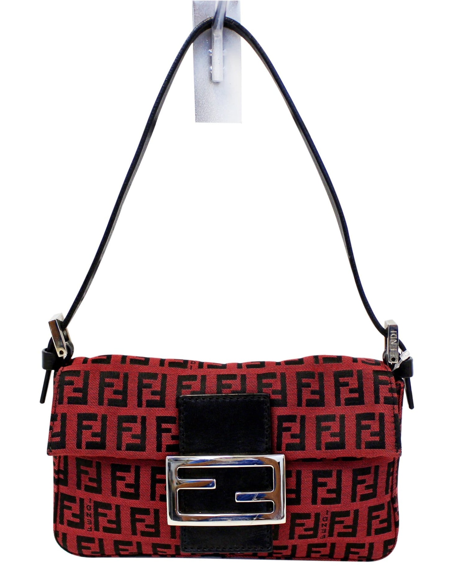 Fendi Canvas Black Shoulder Bag