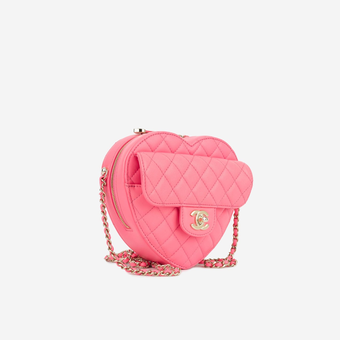 Chanel Luxury Lambskin Gold Handbag Style 11