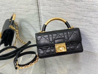 Dior Chain Leather Crossbody Bag