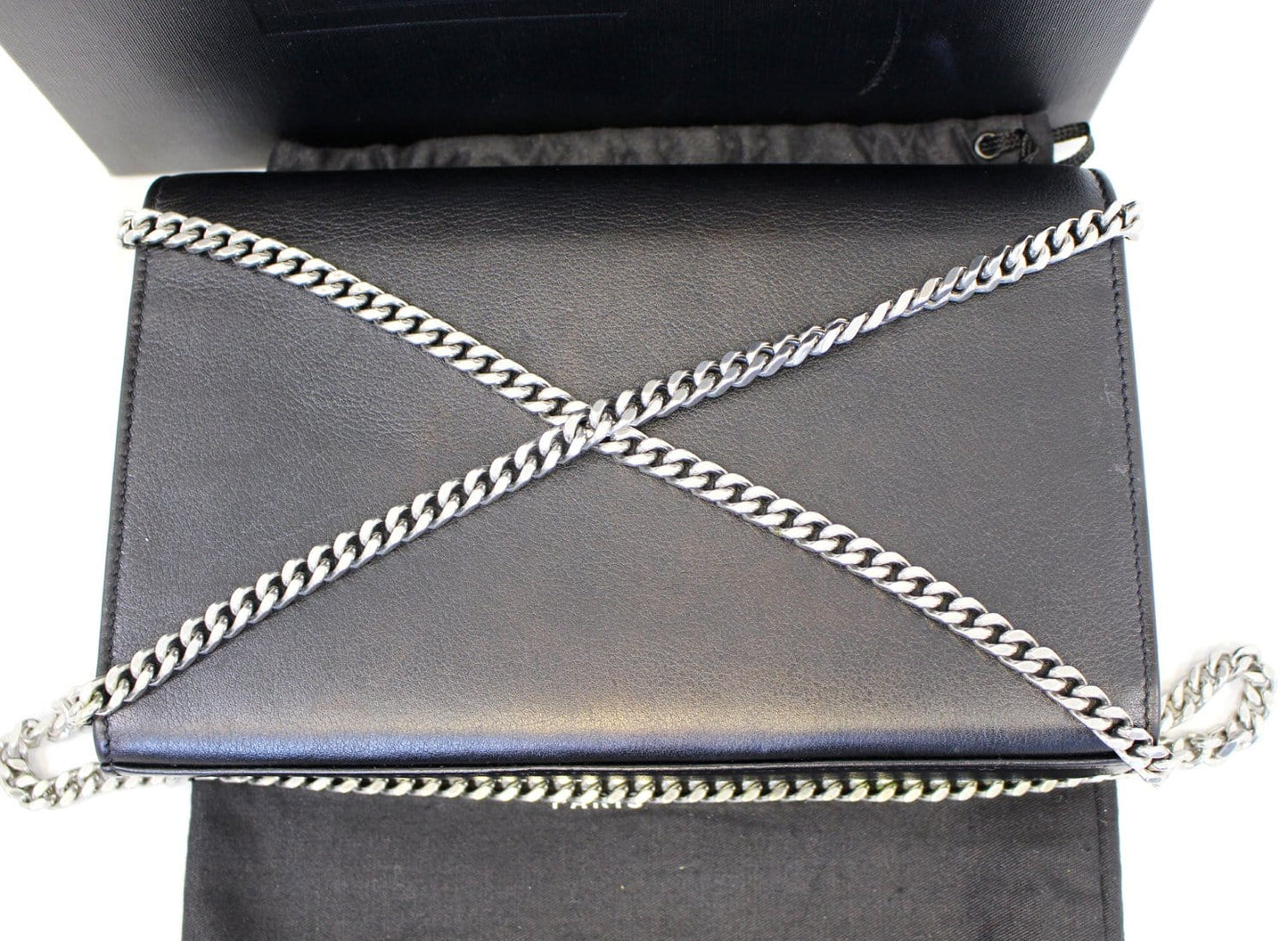 Saint Laurent Kate Leather Black Crossbody