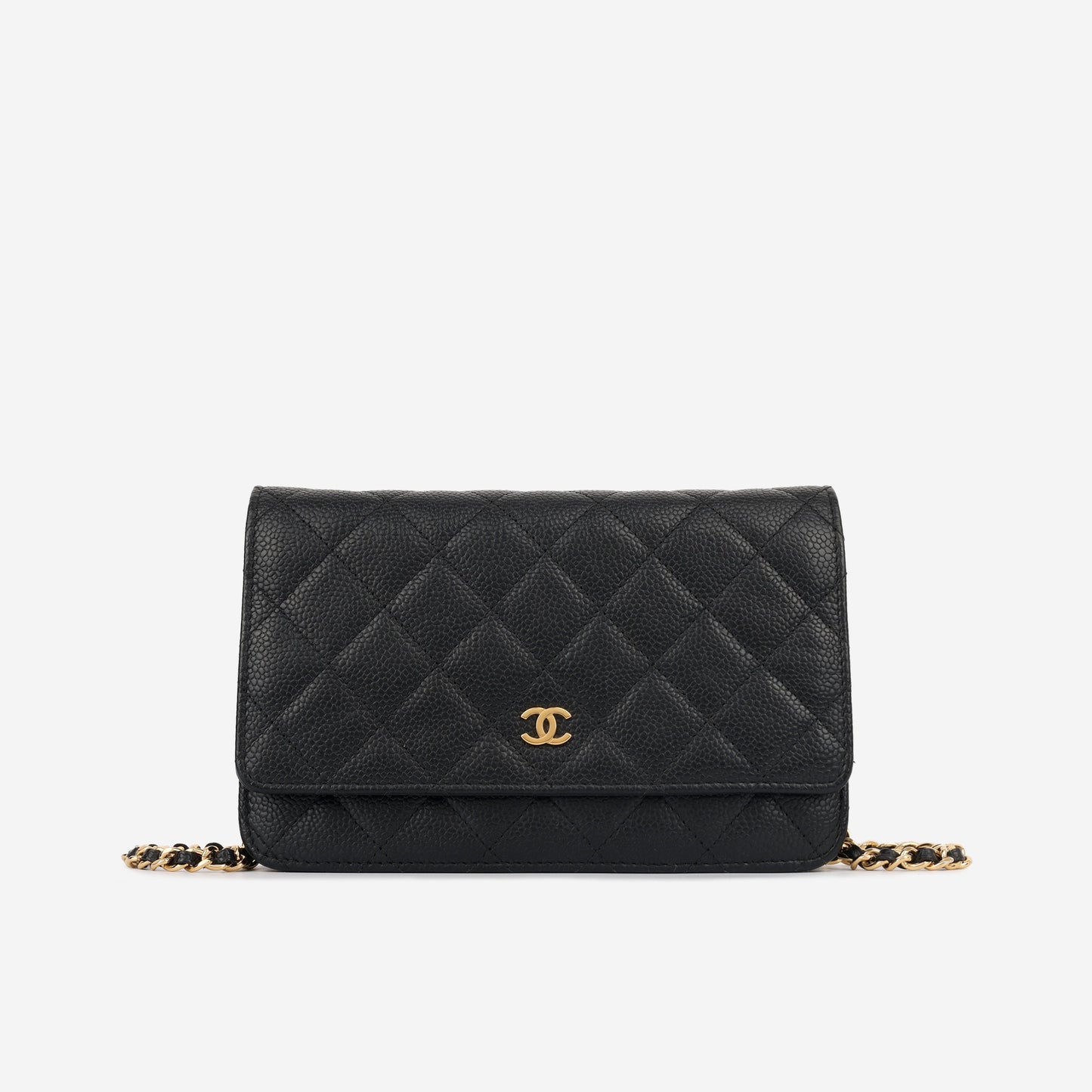 Chanel Wallet On Chain Lambskin Black Crossbody Style 6