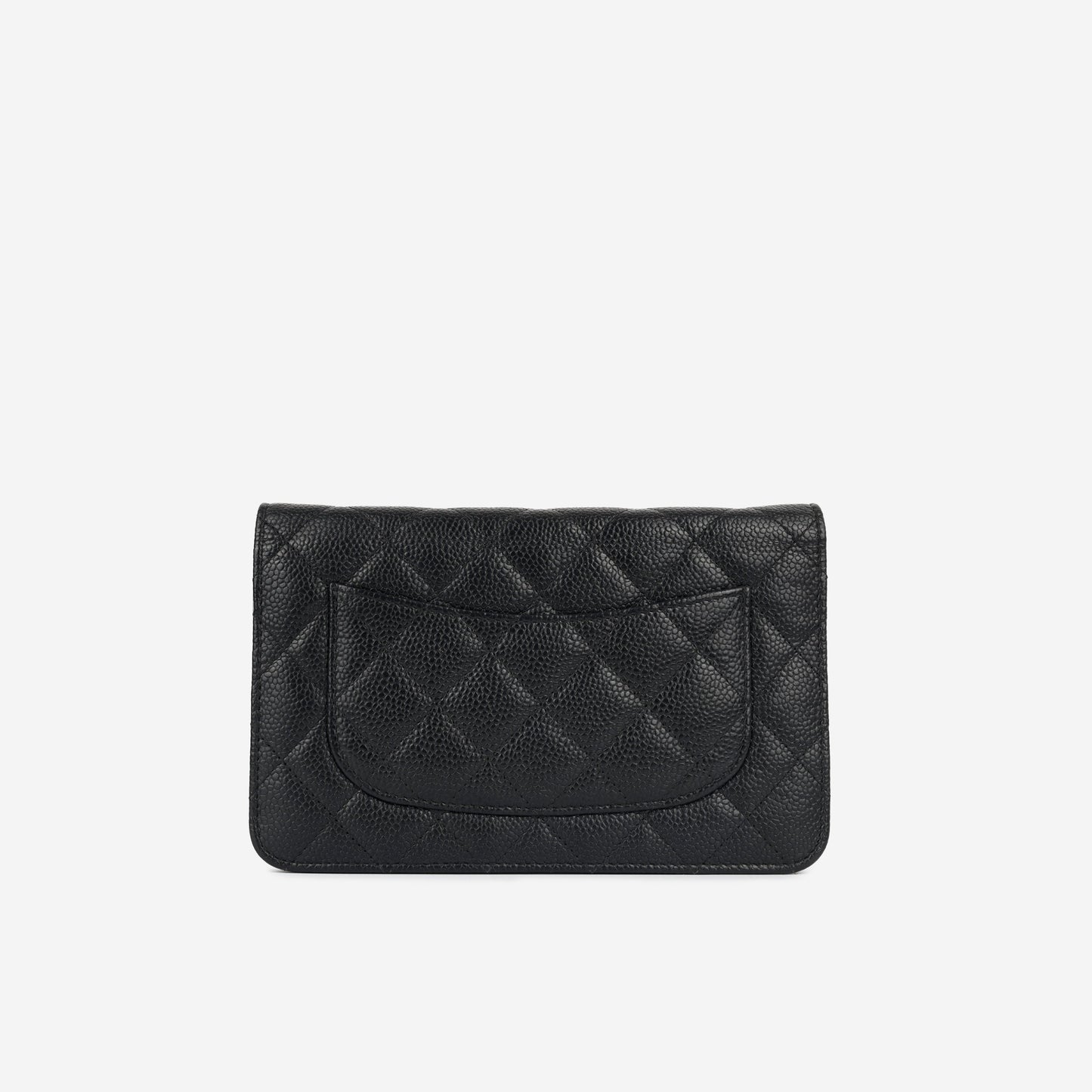 Chanel Wallet On Chain Lambskin Black Crossbody Style 6