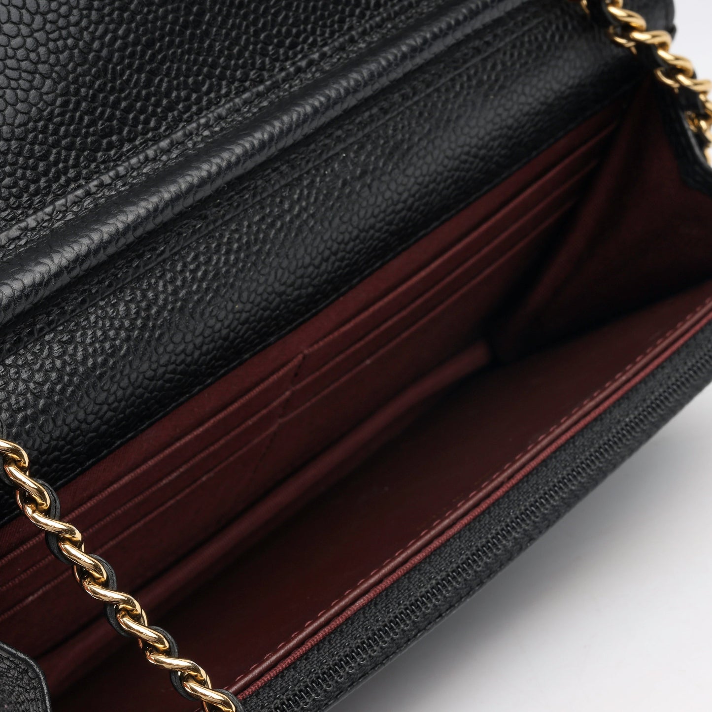 Chanel Wallet On Chain Lambskin Black Crossbody