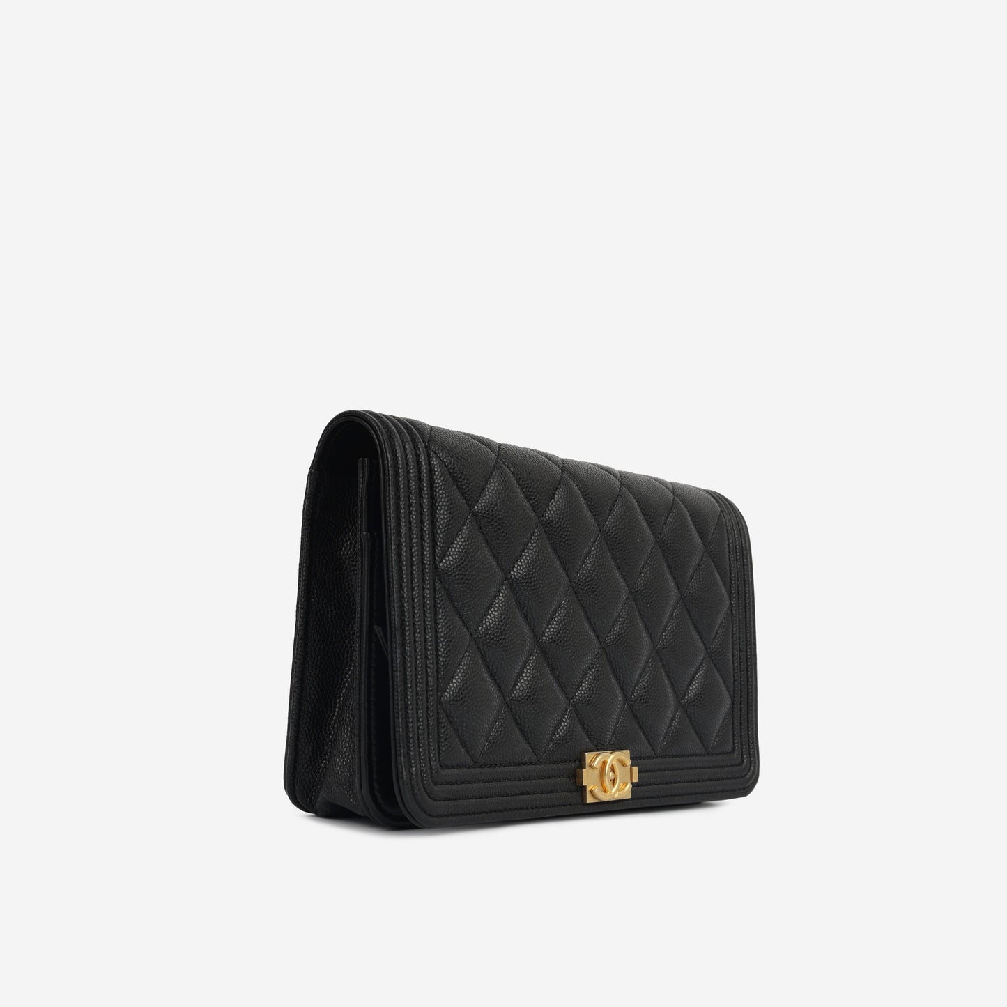 Chanel Boy Bag Lambskin Black Crossbody Style 2