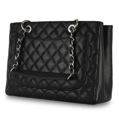 Chanel Shopping Tote Caviar Black Tote Bag Style 13