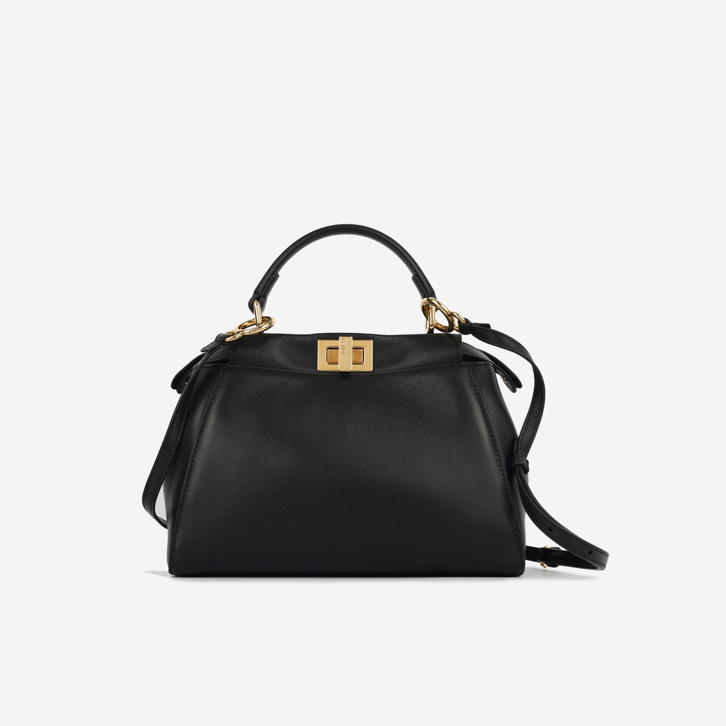 Fendi Peekaboo Leather Black Handbag Style 4