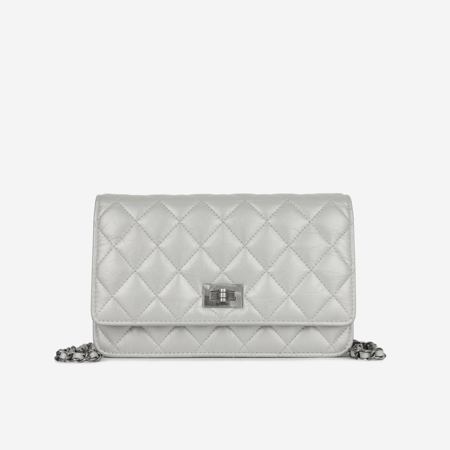 Chanel Classic Flap Caviar Silver Crossbody
