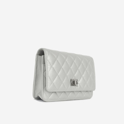Chanel Classic Flap Caviar Silver Crossbody