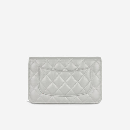 Chanel Classic Flap Caviar Silver Crossbody