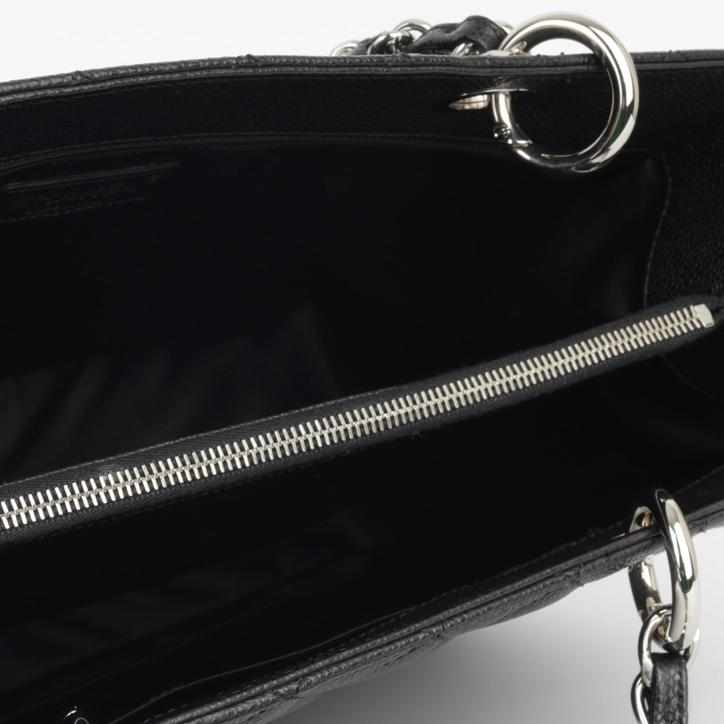 Chanel Shopping Tote Caviar Black Tote Bag Style 8