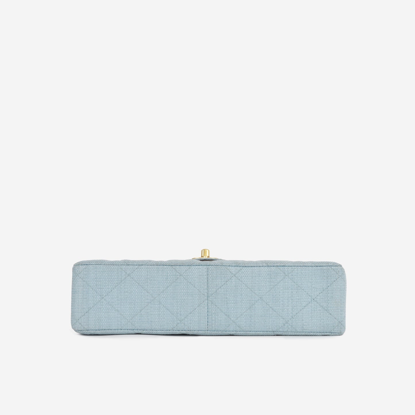 Chanel Classic Flap Bag - Blue Raffia
