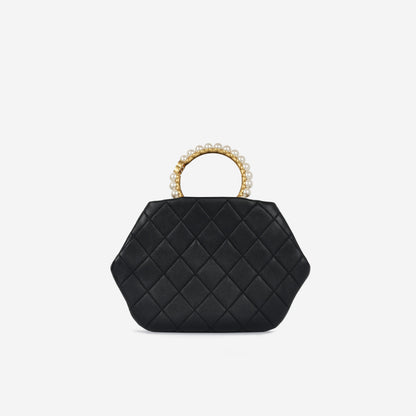 Chanel Pearl Crown Wristlet Clutch