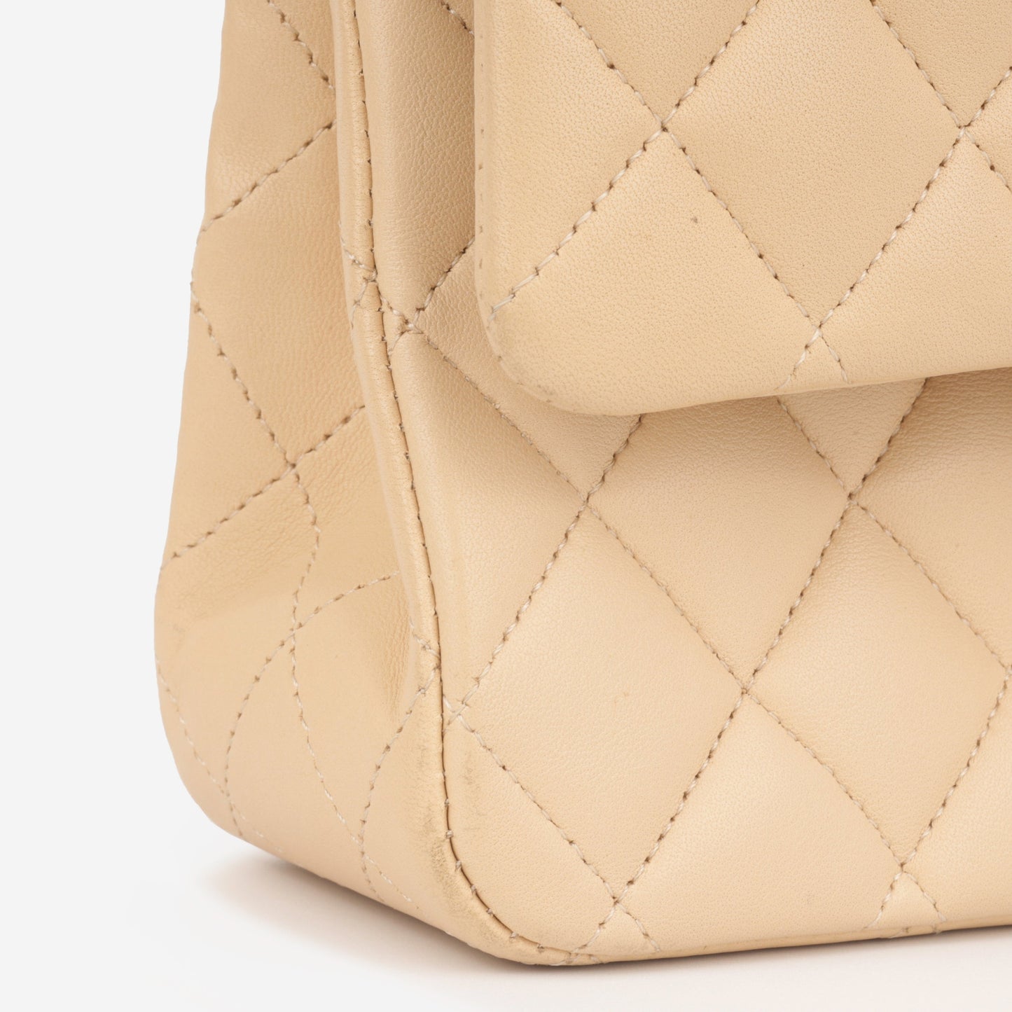 Chanel Classic Flap Lambskin Black Shoulder Bag Style 61