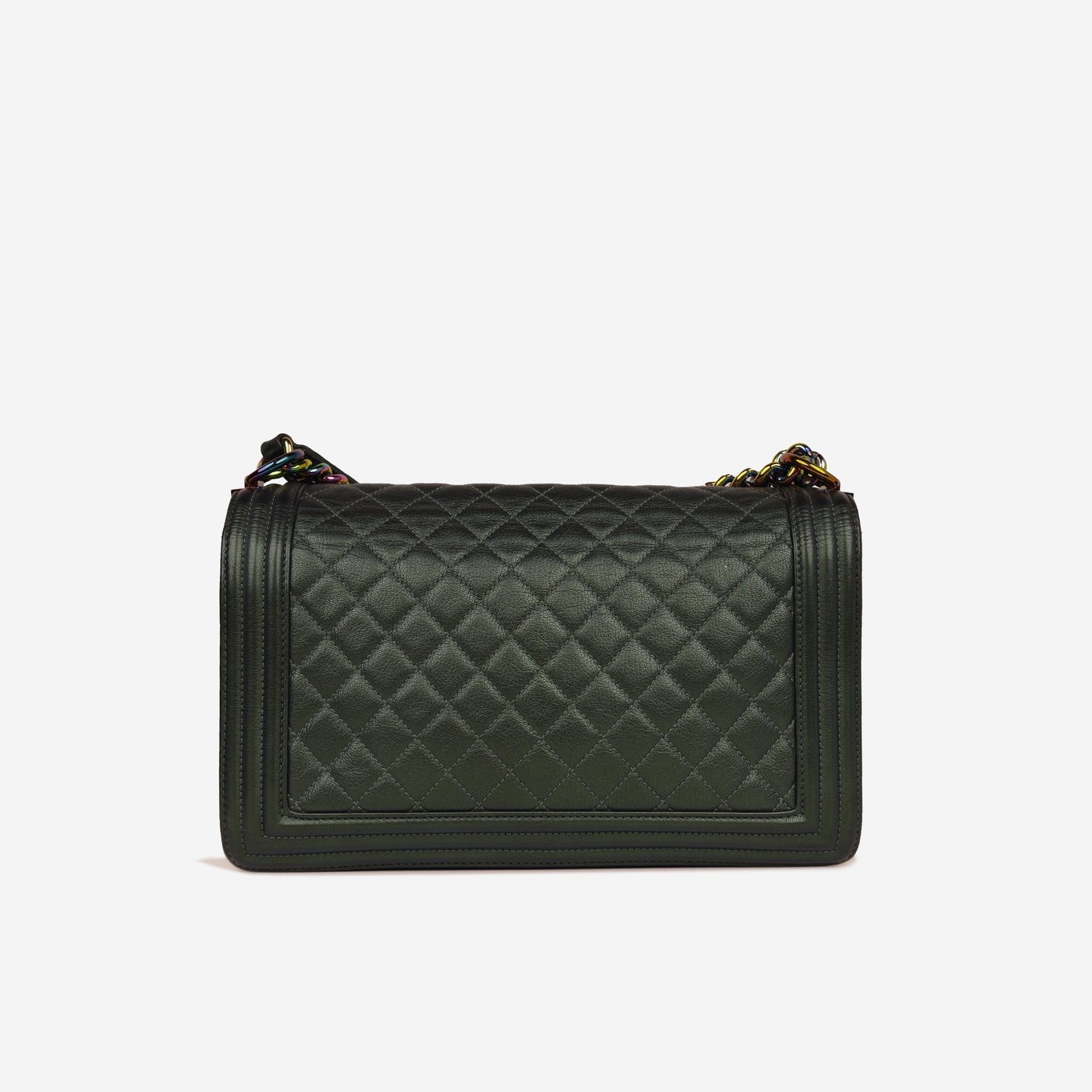 Chanel Boy Bag Caviar Red Shoulder Bag