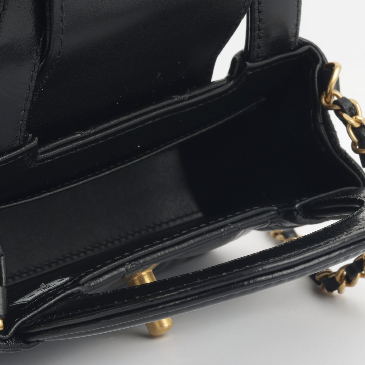 Chanel Kelly Lambskin Black Shoulder Bag Style 5