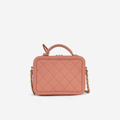 Chanel Filigree Cc Vanity Case - Mini