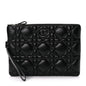 Christian Dior Supple Calfskin Cannage Caro Daily Pouch Black