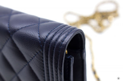 Chanel Boy Caviar Chain Crossbody Style