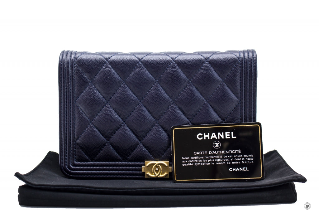 Chanel Boy Caviar Chain Crossbody Style