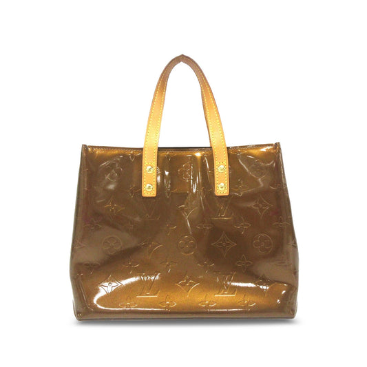 Brown Louis Vuitton Monogram Vernis Reade PM HandBag
