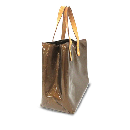 Brown Louis Vuitton Monogram Vernis Reade PM HandBag