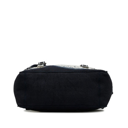 Blue Dior Tie Dye Diorcamp Messenger Bag