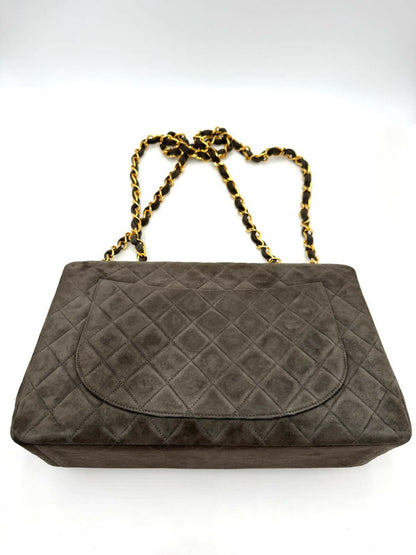 Chanel Series 3 Suede Maxi Flap Bag