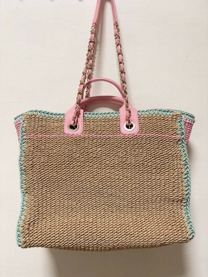 Chanel Spring Summer 2024 Large Shopping Bag In Crochet