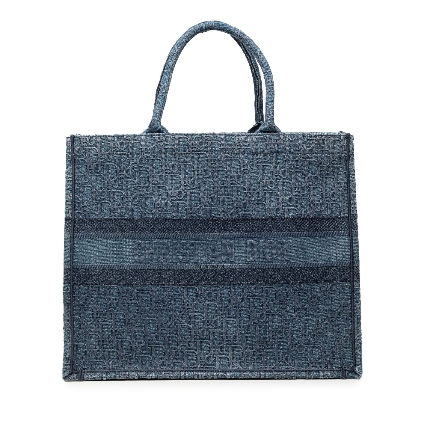 Dior Book Tote Oblique Blue Tote Bag Oblique
