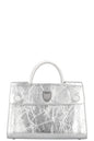 Christian Dior Medium Diorever Tote Leather Silver
