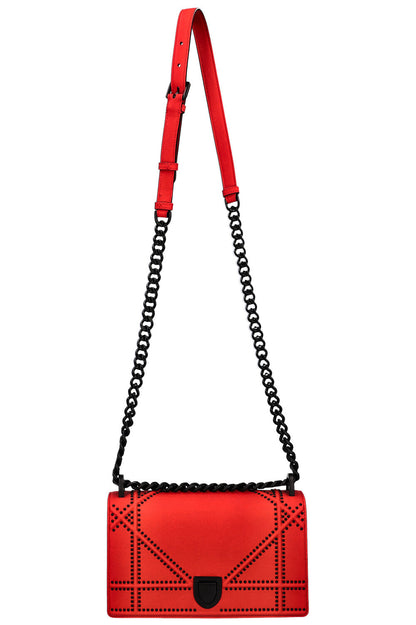 Christian Dior Diorama Handbag Matte Red