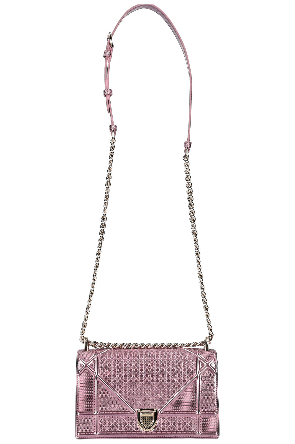 Christian Dior Diorama Bag Metallic Pink