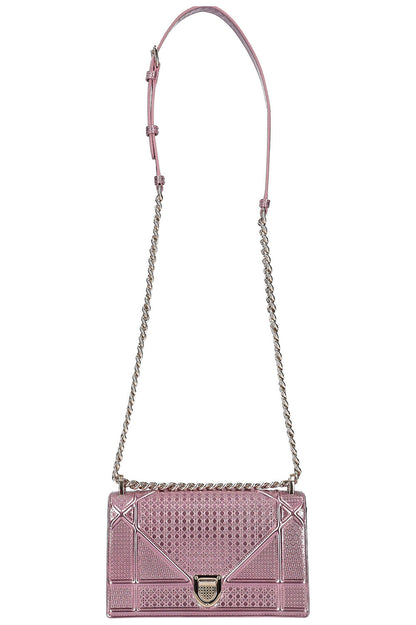 Christian Dior Diorama Bag Metallic Pink