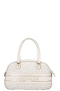 Christian Dior Vibe Zip Bowling Bag White