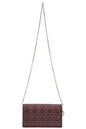 Christian Dior Lady Dior Pouch Cannage Eggplant