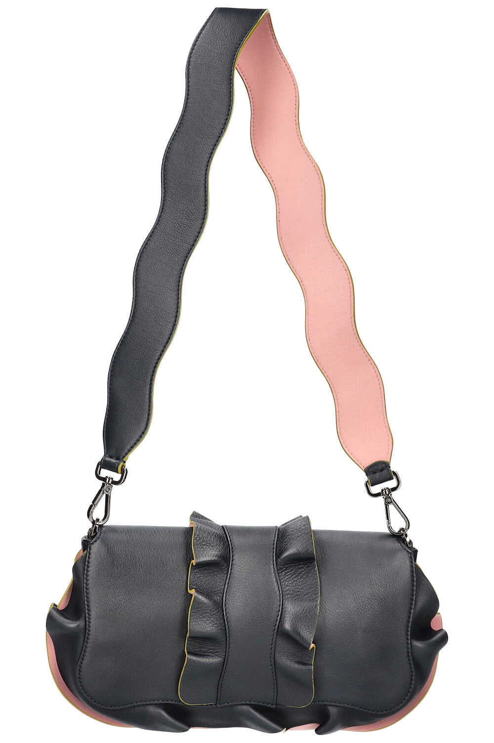 FENDI Wave Baguette Midnight Blue