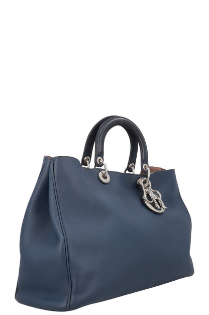 Christian Dior Diorissimo Bag Large Blue